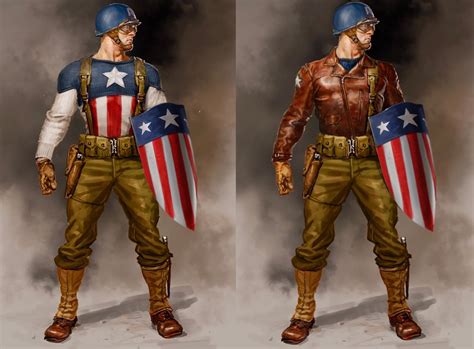 Early Concept Art From Captain America The First Avenger By Ryan