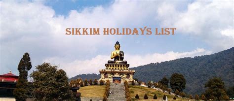 Sikkim Holidays List 2023 Sikkim Bank Holidays 2023 Sikkim Government