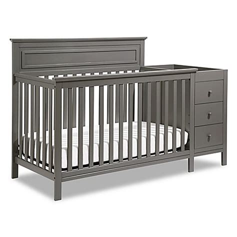 We already had one gulliver crib, bought another gulliver crib and got to working on our crib bunk bed. DaVinci Autumn 4-in-1 Crib & Changer Combo in Slate - Bed ...
