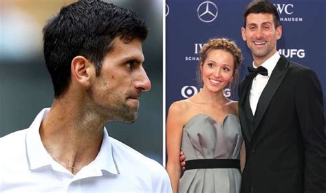 Novak djokovic and wife jelena at the adria tourafp via getty images. Novak Djokovic opens up about wife's absence at Wimbledon ...