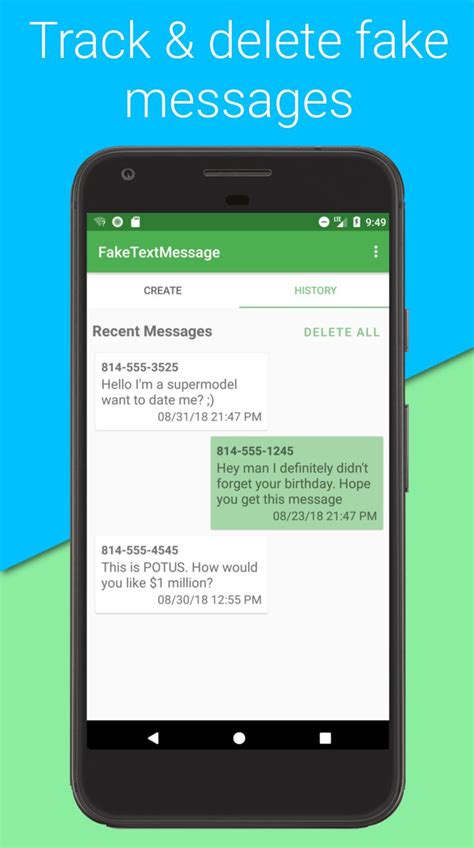 There are lots of fake text conversation apps for android and ios that empowers you to simulate text messages. Fake Text Message for Android - APK Download