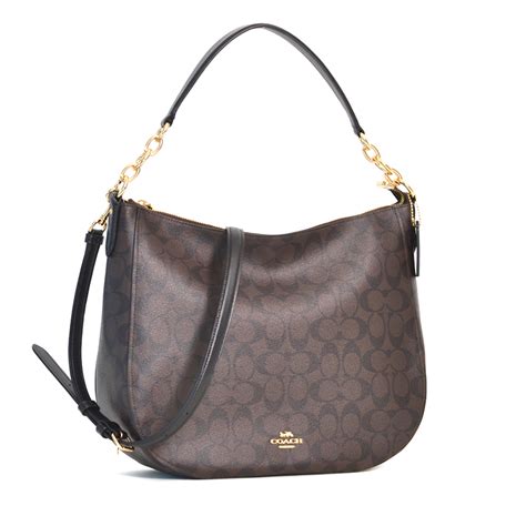 My review of my coach clarkson hobo: Coach Elle Hobo Signature Brown Black - Averand