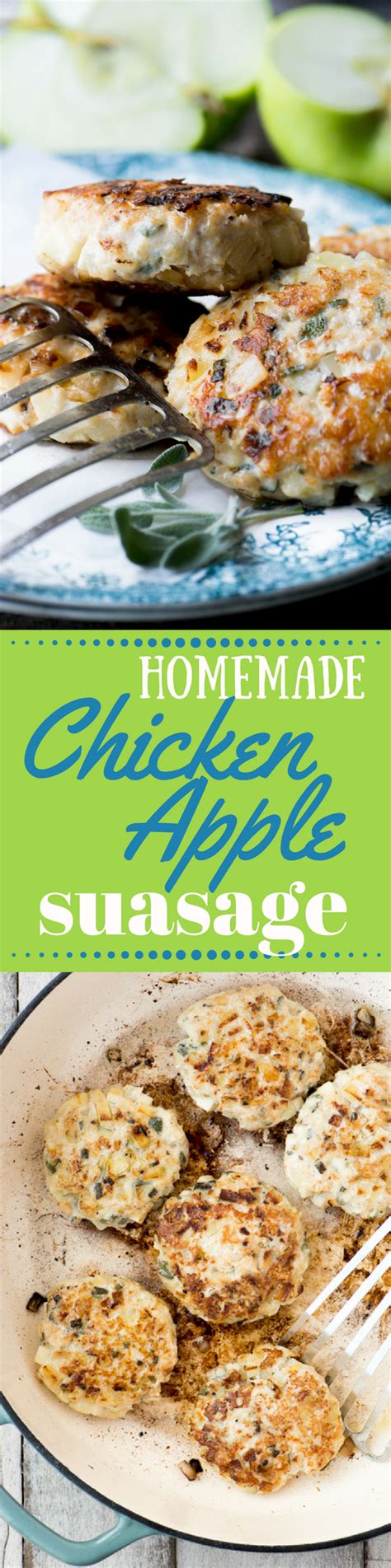 If i were to make this again i would use ground chicken/turkey with skin in. My Homemade Chicken Apple Sausage recipe is an easy way to make your own fabulously fresh sausa ...