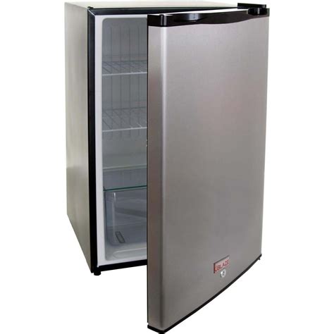 Blaze 41 Cu Ft Stainless Steel Compact Refrigerator With Locking Door