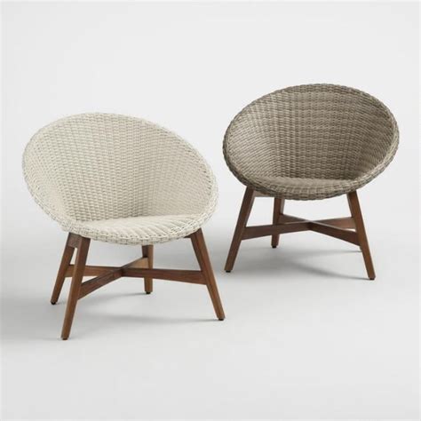 Shop for round wicker outdoor chair online at target. Round All Weather Wicker Vernazza Outdoor Chairs | Best ...