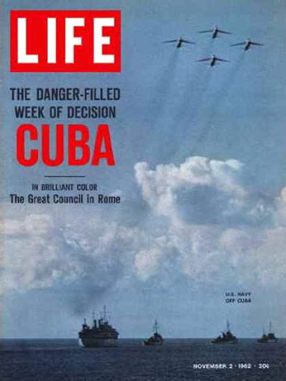 Life Magazine Copyright 1962 Cuban Missile Crisis Us Navy Mad Men Art