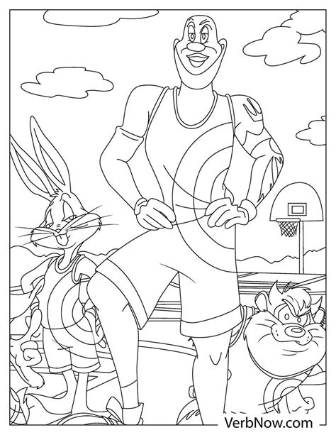 Free Space Jam Coloring Pages And Book For Download Printable Pdf Verbnow