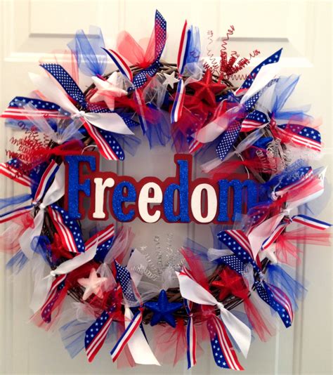 Items Similar To Let Freedom Ring Patriotic Wreath On Etsy