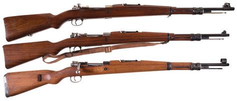 Three Mauser Style Bolt Action Rifles Rock Island Auction