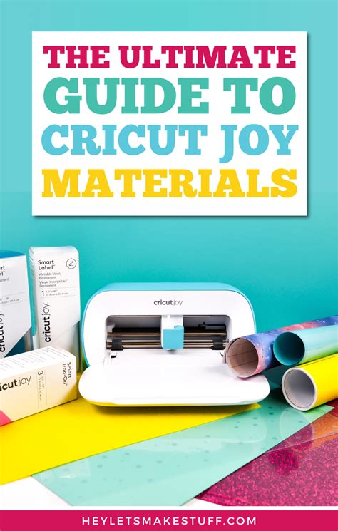 Cricut Joy Materials A Guide For Successful Cutting Hey Lets Make