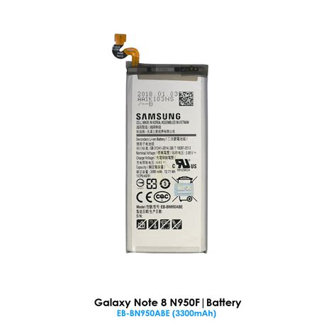 Samsung Galaxy Note 8 N950f Battery Eb Bn950abe 3300mah