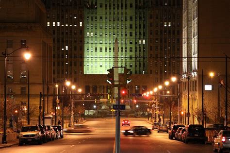 Downtown Buffalo Ny At Night Pictures New York York Theatre New