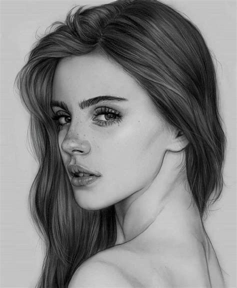 Realistic Sketch Realistic Face Outline