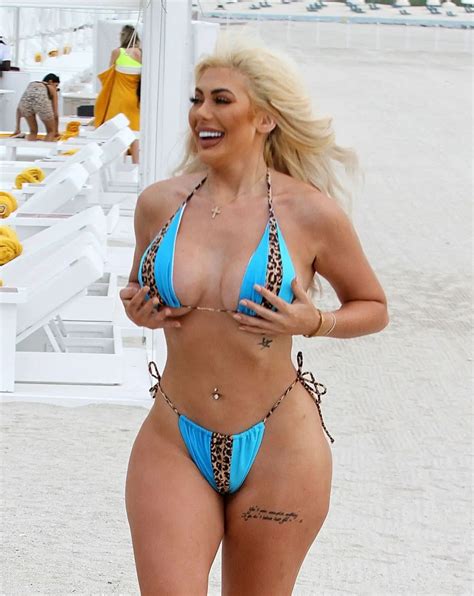 Chloe Ferry In Bikini At A Beach In Dubai 02272020 Hawtcelebs