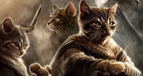 Prompthunt If Cats Were Lord Of The Rings Characters Lotr Cats Cats