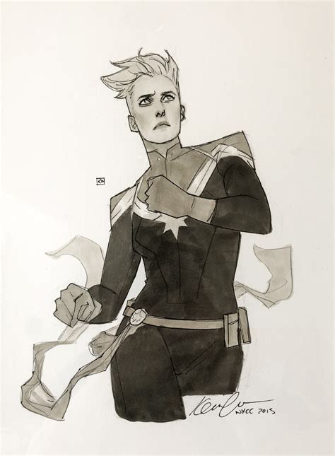 Captain Marvel Commission By Kevin Wada In E Ss Public Collection