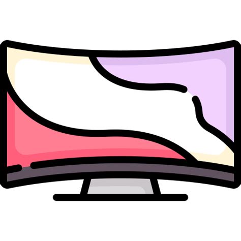 Curved Monitor Free Computer Icons