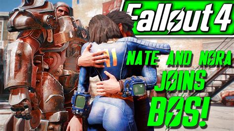 Fallout 4 Nate And Nora Joining The Brotherhood Of Steel Nora
