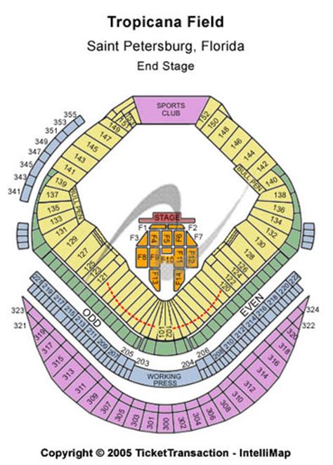 Tropicana Field Tickets Seating Charts And Schedule In St Petersburg