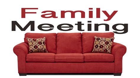 Meetings without agendas are a significant expense. Family Meeting - Raintree ChurchRaintree Church