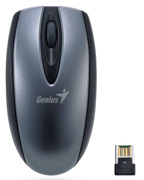 Мышь Genius Mini Navigator 900 беспроводная Usb серебристый купить