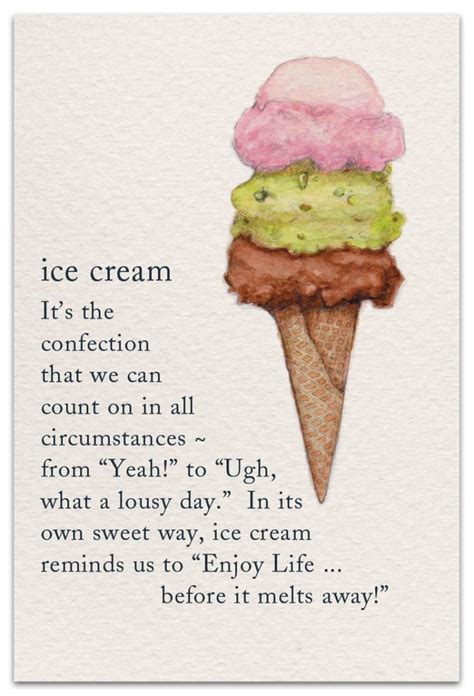 Hummingbirds Birthday Card Ice Cream Quotes