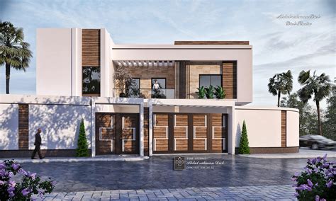 Elegant Modern Villa In Ksa On Behance