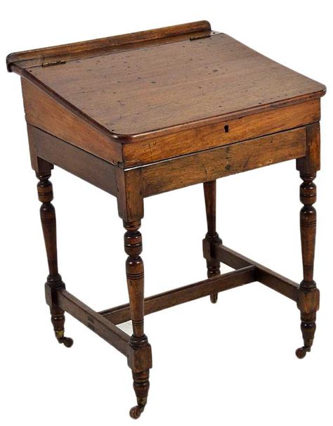 218 A Small Antique Slant Top Desk