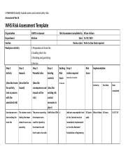 SITXWHS002 Identify Hazards Assessment Part B Docx SITXWHS002