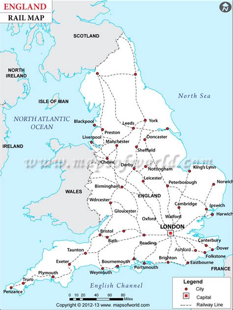 Uk Train Map Great Britain Train Map Northern Europe Europe
