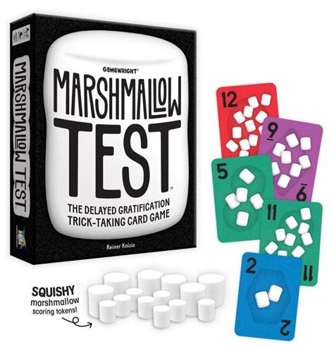 Gamewright Marshmallow Test Delayed Gratification Trick Taking Card