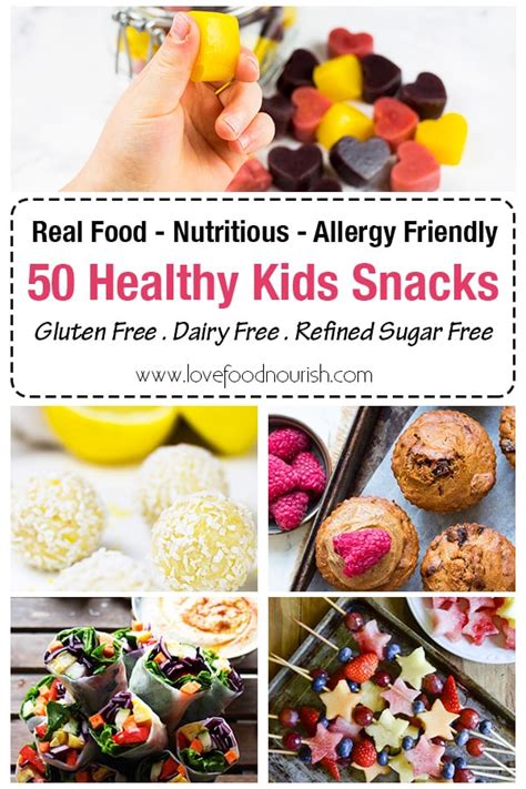 50 Healthy Snacks for Kids (Gluten Free, Dairy Free ...