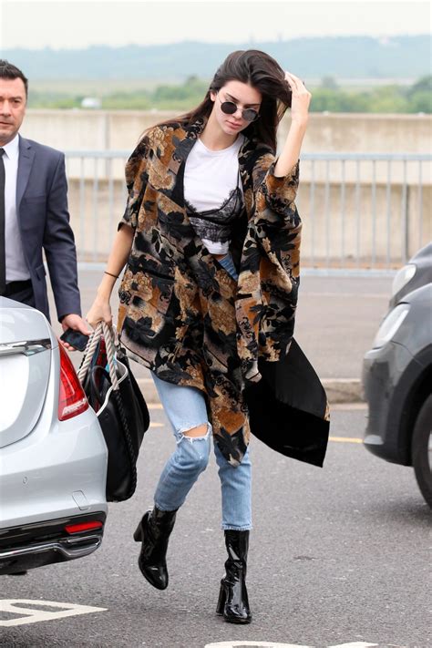 Kendall Jenner At Heathrow Airport In London 05 27 2016 Hawtcelebs