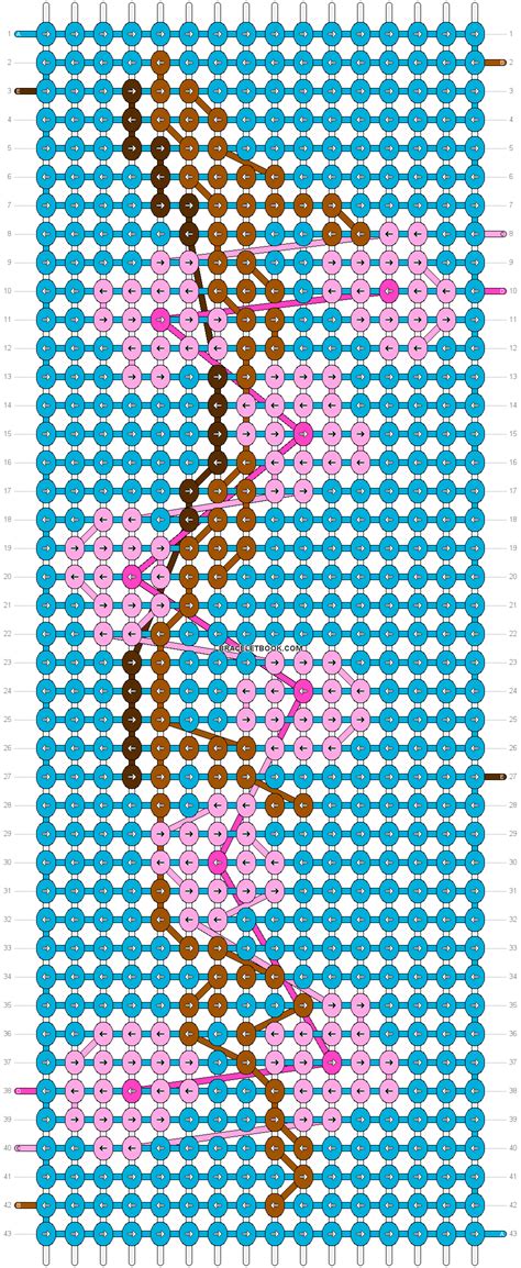 Alpha Pattern 26941 Braceletbook Alpha Patterns Bracelet Patterns