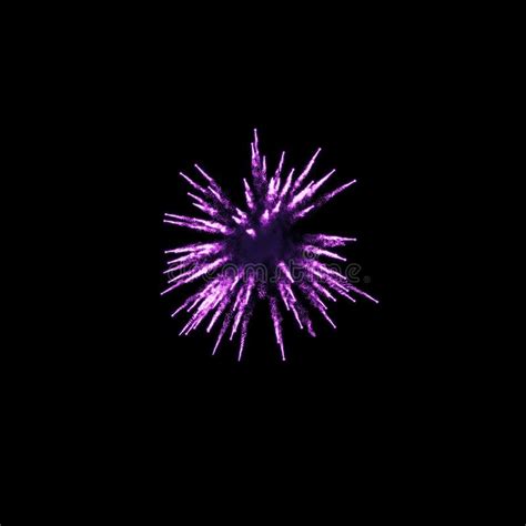 Light Purple Fireworks Burst In The Air Light Up The Sky With Dazzling