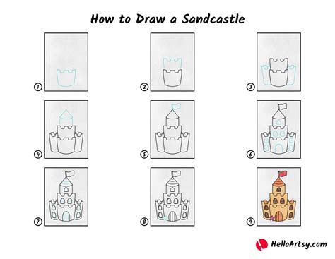 How To Draw A Sand Castle Interpretationprocedure19