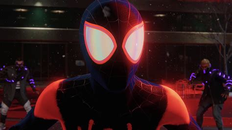 Marvels Spiderman Miles Morales Into The Spiderverse Costume And Ray
