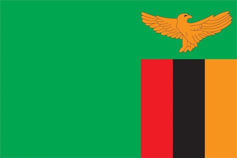 Zambia World Flags Nylon And Polyester 2 X 3 To 5 X 8