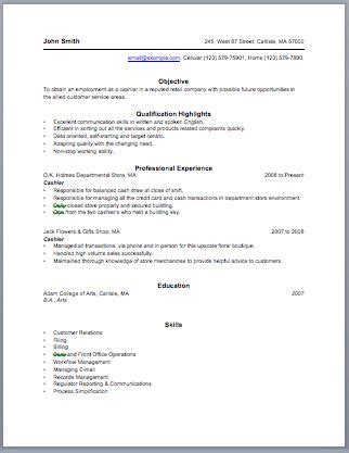 List experience and skills that demonstrate your capacity to perform basic mathematical . Sample Resume For Bank Teller With No Experience - http ...