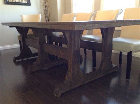 Diy Farmhouse Dining Room Table For 200 Cad Leave It To Joy