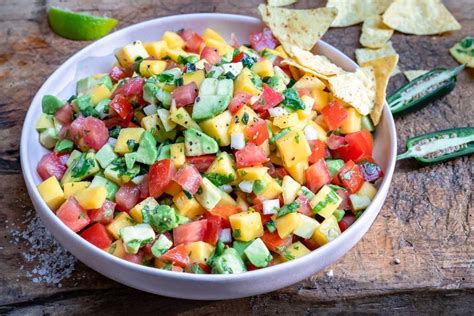 Mango And Avocado Salsa Recipe Paleo And Whole30