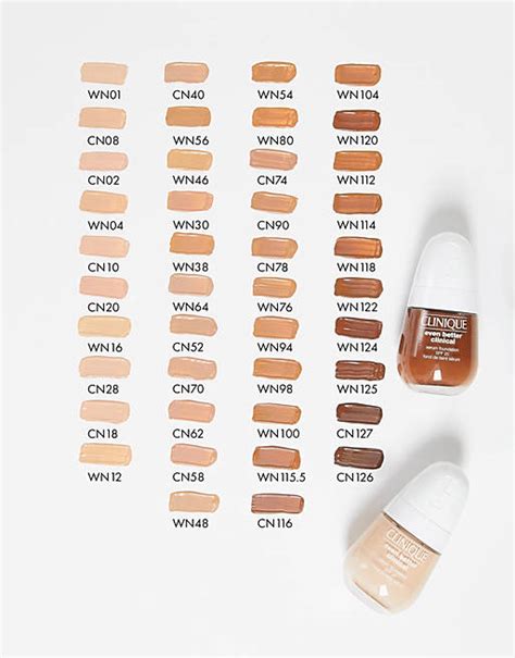 Clinique Even Better Makeup Color Chart Saubhaya Makeup