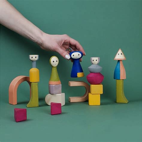 Peg Dolls Wooden Toys Montessori Counting Materials Waldorf Etsy