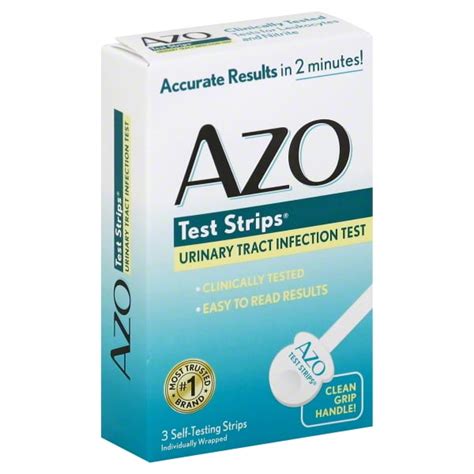 AZO Urinary Tract Infection UTI Test Strips Accurate Results In Minutes Clinically