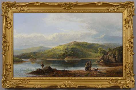 Charles Leaver Shaw 19th Century Highland Landscape Oil Painting Of