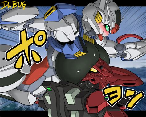 Rule 34 2022 Big Breasts Dr Bug Erict Mercury Gundam Gundam Aerial Huge Breasts Robot Girl