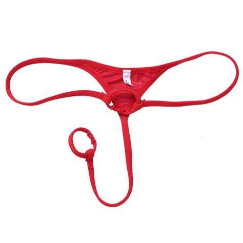mens micro g string briefs penis loop jockstrap bikini t back thong underwear ebay