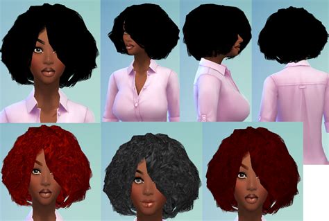 Ebonix Ts4 Cc Reblogs — Sims 4 Afro Curl