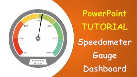 Powerpoint Tutorial Speedometer Gauge Dashboard Youtube