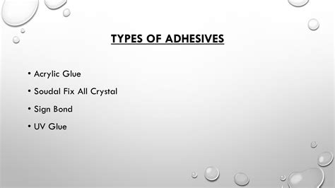 Different Types Of Adhesives Ppt Download